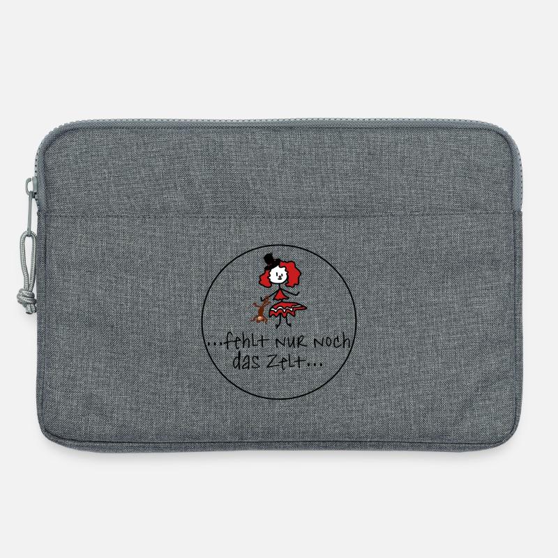 Zelt fehlt - Laptoptasche 13" - Grau meliert