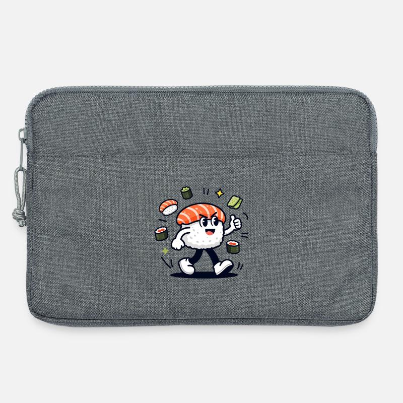 Sushi Nigiri-Koch - Laptoptasche 13" - Grau meliert