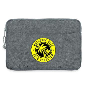 Palmiers de Majorque 2026 - Sacoche pour ordinateur portable 13 pouces - gris chiné - Devant