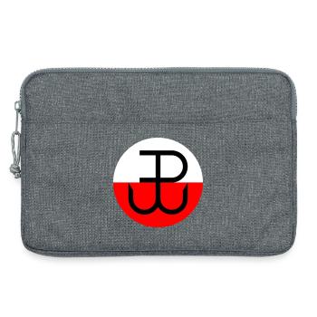 Kotwica, Pologne - Sacoche pour ordinateur portable 13 pouces - gris chiné - Devant