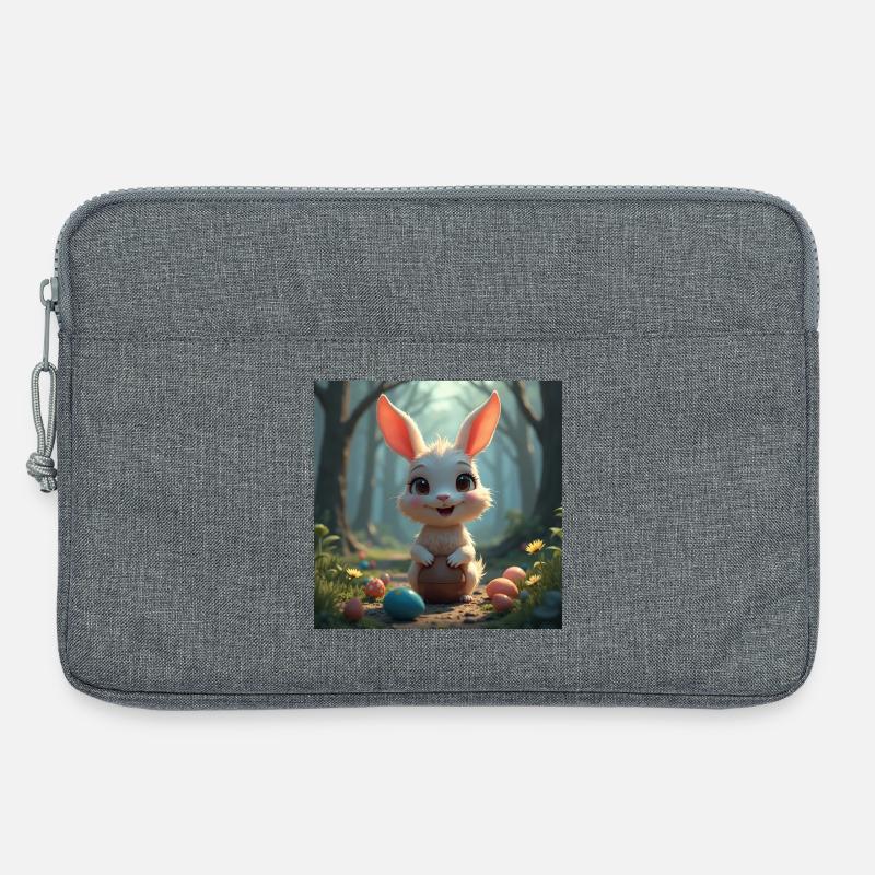Ostern - Laptoptasche 13" - Grau meliert