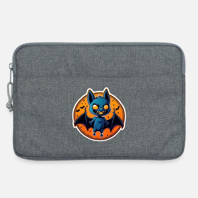 Blue Bat Halloween - Laptoptasche 13" - Grau meliert