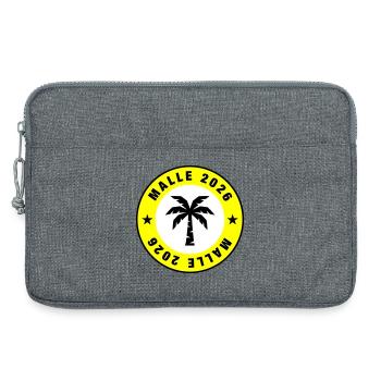 Cercle de palmiers Malle 2026 - Sacoche pour ordinateur portable 13 pouces - gris chiné - Devant