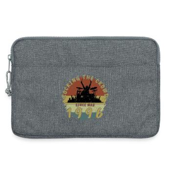 30th Birthday Rocking the crowd DRM 05/1996 - Laptop bag 13" - heather grey - Front