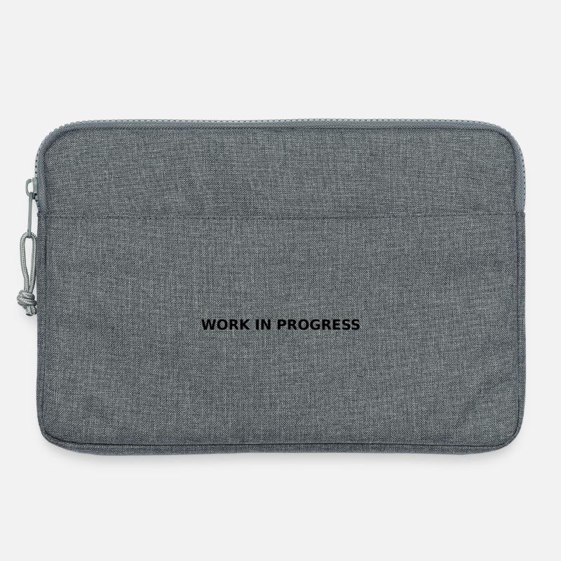 Work in Progress - Laptoptasche 13" - Grau meliert