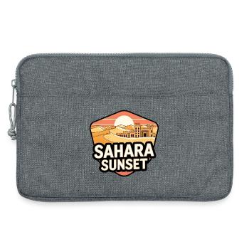 Sahara Sunset Castle - Laptop bag 13" - heather grey - Front