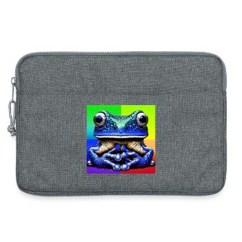 Frosch - Laptoptasche 13" - Grau meliert - Vorne