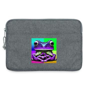 Frosch - Laptoptasche 13" - Grau meliert - Vorne