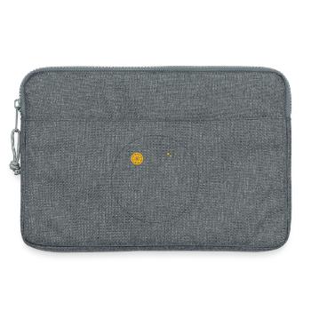 Zitrus Orbit Druck - Laptoptasche 13" - Grau meliert - Vorne