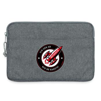 Maturantin – Ich Geh Ab Wie Ne Rakete! (NEG Red) - Laptoptasche 13" - Grau meliert - Vorne