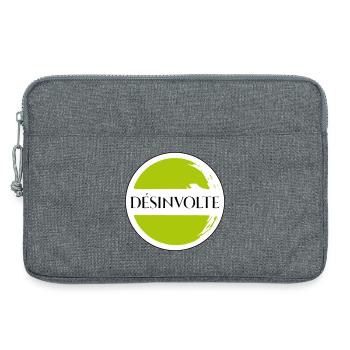 Désinvolte  - Sacoche pour ordinateur portable 13 pouces - gris chiné - Devant