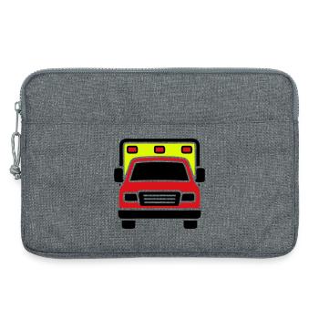 Ambulance Ambulance Front - Sacoche pour ordinateur portable 13 pouces - gris chiné - Devant