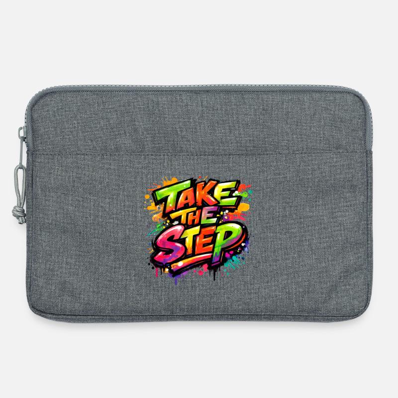 Take_the_Step - Laptoptasche 13" - Grau meliert