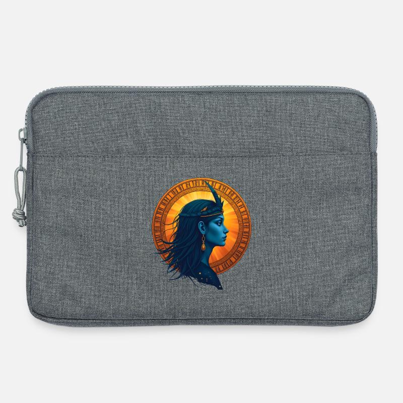 Ishtar Awakens – Sumerian Divine - Laptoptasche 13" - Grau meliert