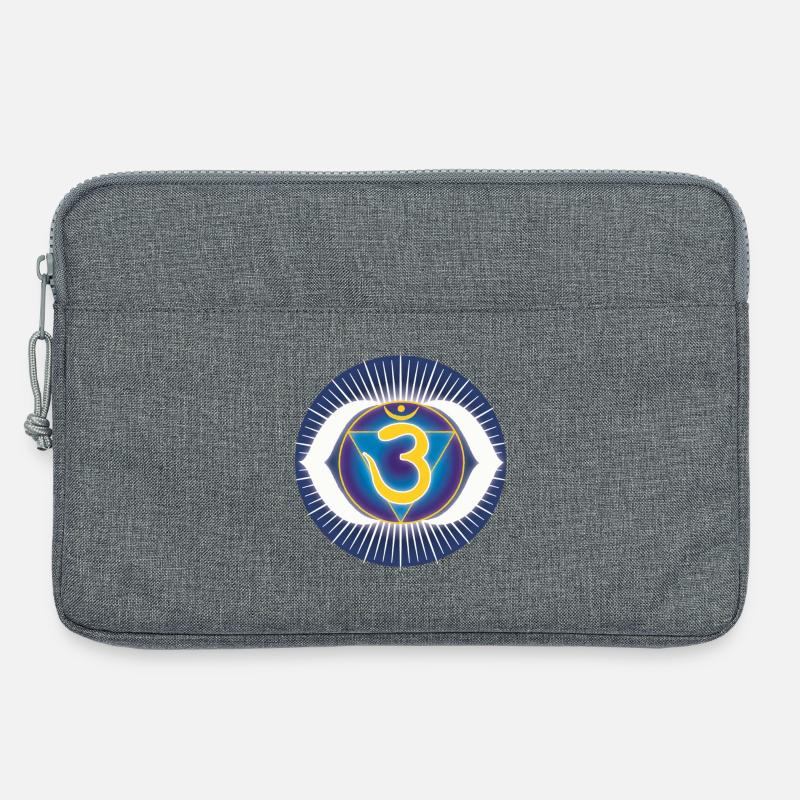 Stirnchakra Ajna - Laptoptasche 13" - Grau meliert