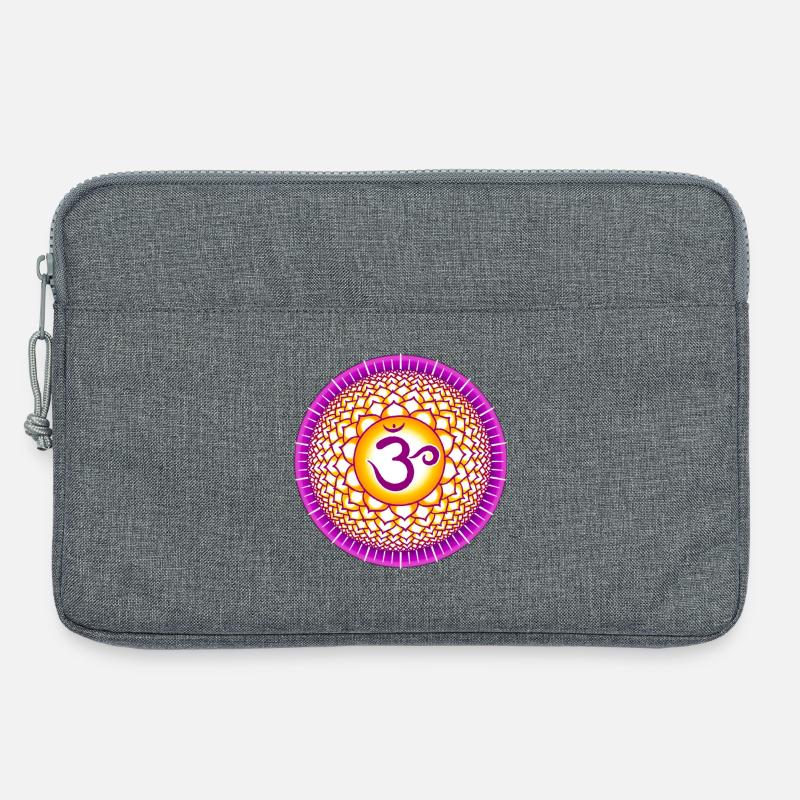 Kronenchakra Sahasrara - Laptoptasche 13" - Grau meliert