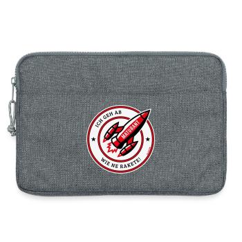 Maturant – Ich Geh Ab Wie Ne Rakete! (POS Red) - Laptoptasche 13" - Grau meliert - Vorne