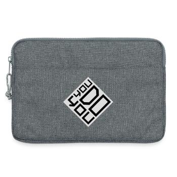 Tu fais ton drôle Confiance en toi Logo de la liberté - Sacoche pour ordinateur portable 13 pouces - gris chiné - Devant