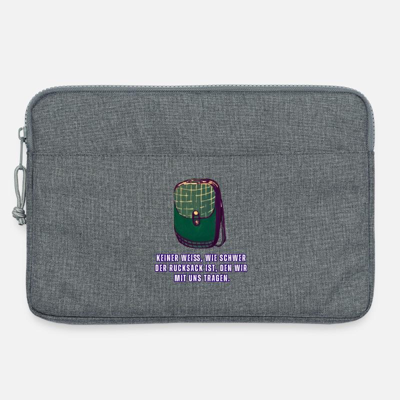 Rucksack - Laptoptasche 13" - Grau meliert