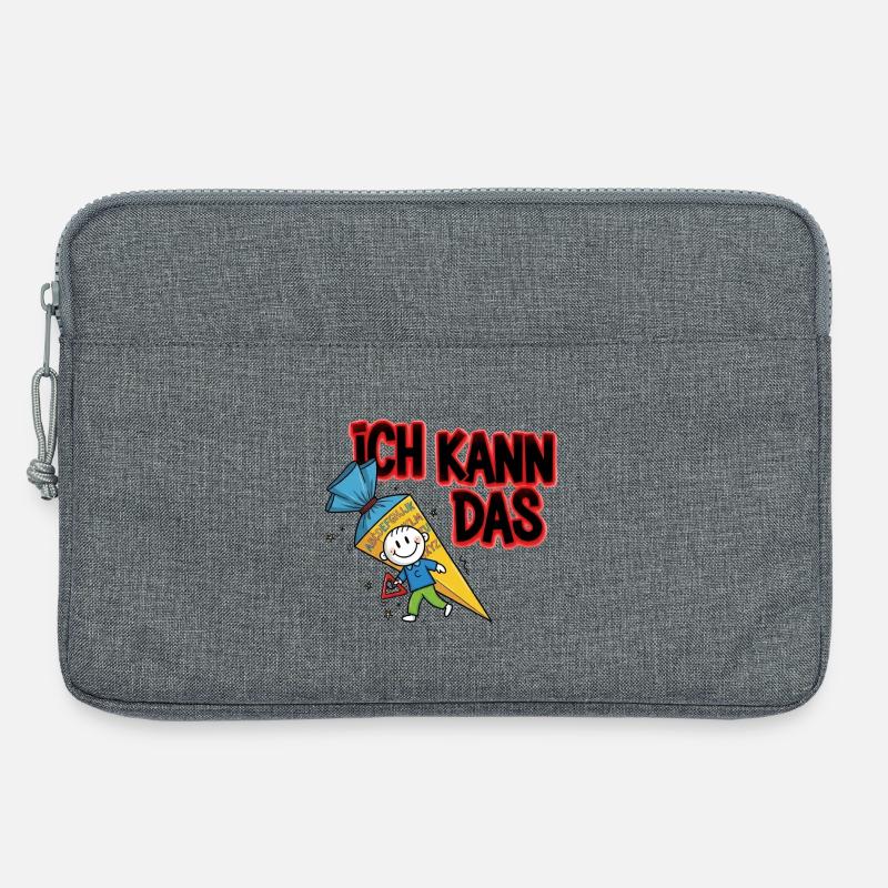 Ich Kann Das Schulhelden - Laptoptasche 13" - Grau meliert