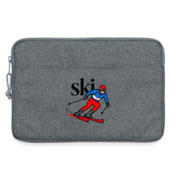 Ski Sport - Laptop bag 13" - heather grey - Front