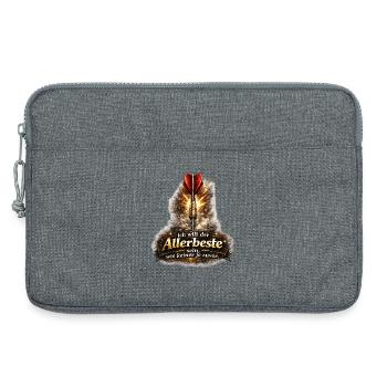 Allerbeste Sein Motiv Dart - Laptoptasche 13" - Grau meliert - Vorne