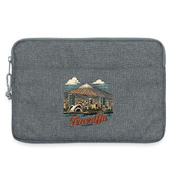 Teneriffa Skyline Mt Teide - Laptoptasche 13" - Grau meliert - Vorne
