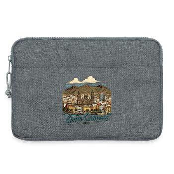 Gran Canaria Küstenpanorama - Laptoptasche 13" - Grau meliert - Vorne