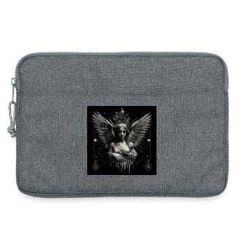 L’Ange Déchu - Sacoche pour ordinateur portable 13 pouces - gris chiné - Devant