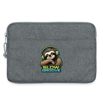 Paresse - Groove lent - Sacoche pour ordinateur portable 13 pouces - gris chiné - Devant