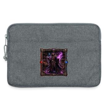 Sorcier - Sacoche pour ordinateur portable 13 pouces - gris chiné - Devant
