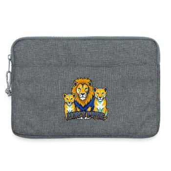 Mascotte sportive de Lion Pride Vector - Sacoche pour ordinateur portable 13 pouces - gris chiné - Devant