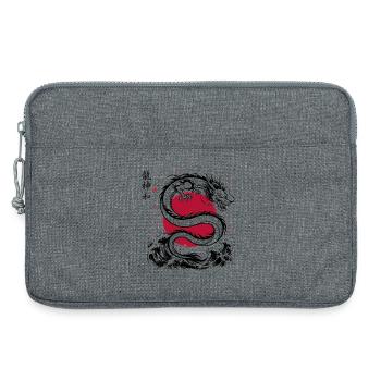 JAPANESE DRAGON - Laptoptasche 13" - Grau meliert - Vorne