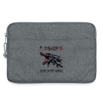 Pliosaurus Is My Spirit Animal - Urzeit Saurier - Laptoptasche 13" - Grau meliert - Vorne