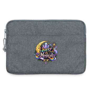 Queer and Magical - Laptoptasche 13" - Grau meliert - Vorne