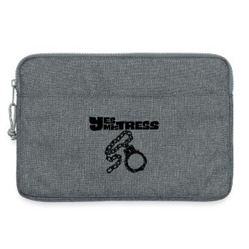 Ja, Herrin Handschellen - Laptoptasche 13" - Grau meliert - Vorne