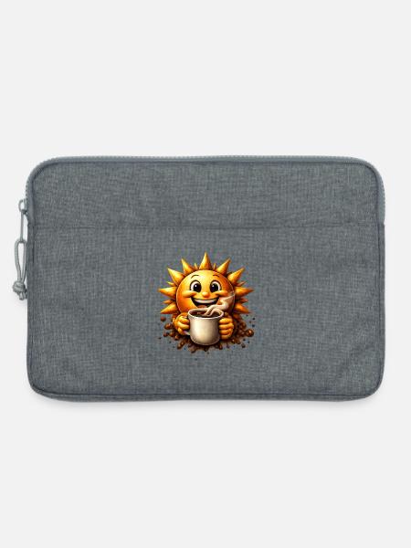 Sonnenkaffee - Laptoptasche 13" - Grau meliert