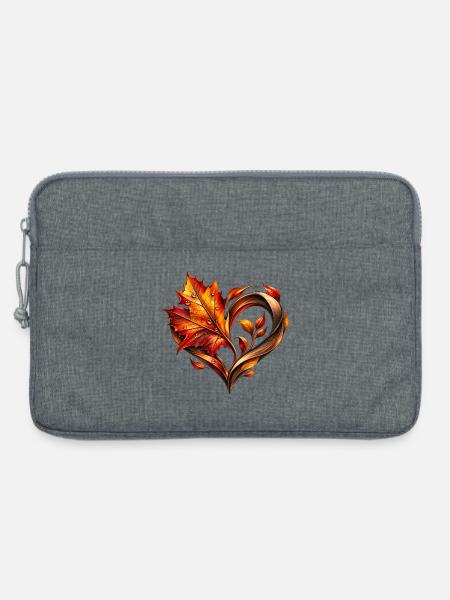 Herbstmensch - Laptoptasche 13" - Grau meliert