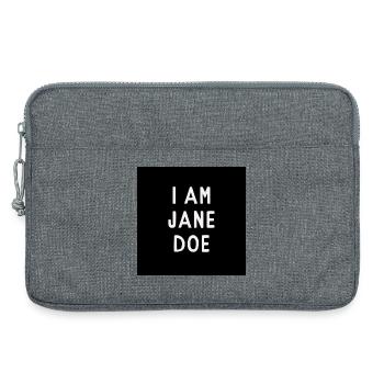 ICH BIN JANE DOE - Laptoptasche 13" - Grau meliert - Vorne