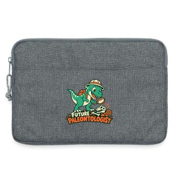 Future Paleontologist / Dino Forscher - Laptoptasche 13" - Grau meliert - Vorne