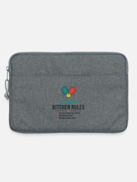 Grandpa's Kitchen Rules Tee - Laptoptasche 13" - Grau meliert