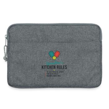 Omas Küche Regeln - Laptoptasche 13" - Grau meliert - Vorne