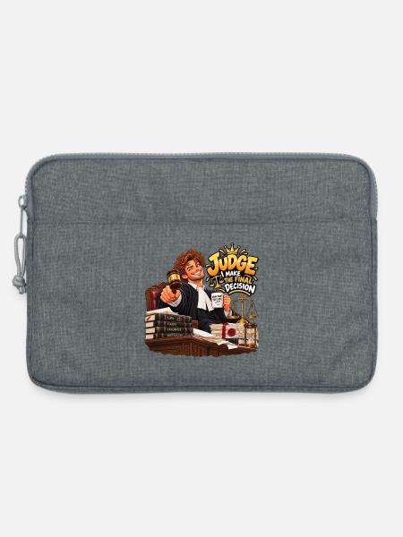 Beratender Richter: Endgültiges Urteil - Laptoptasche 13" - Grau meliert