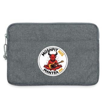 Metalhead Mantra Gitarre Heavy Metal T-Shirt - Laptoptasche 13" - Grau meliert - Vorne