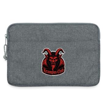 Krampus Club Alpen Folklore Holzschnitt Horror Shi - Laptoptasche 13" - Grau meliert - Vorne