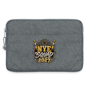 Silvester-Mannschaft 2021 Glitz - Laptoptasche 13" - Grau meliert - Vorne