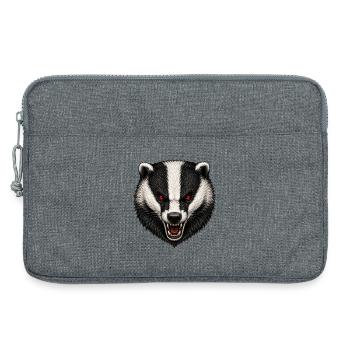 Der Dachs - Laptoptasche 13" - Grau meliert - Vorne