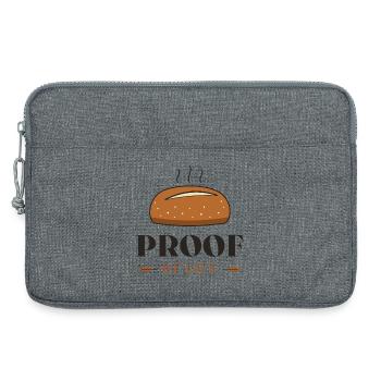 Motiv des Lebensbeweis-Brots - Laptoptasche 13" - Grau meliert - Vorne