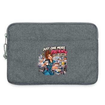 Juste un patient de plus – Infirmière héroïne - Laptoptasche 13" - Grau meliert - Vorne
