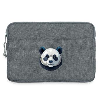 Pandakopf - Laptoptasche 13" - Grau meliert - Vorne